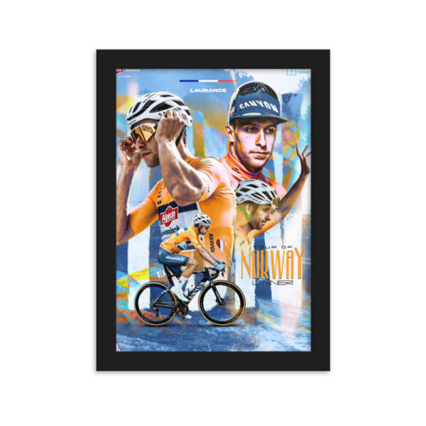 Poster Encadré - Axel LAURANCE édition Tour de Norvège 2024 – Image 2