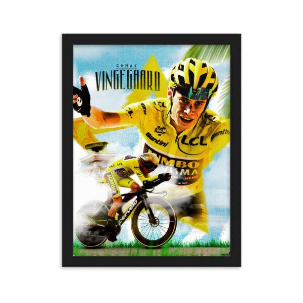 Poster Encadré - Jonas VINGEGAARD édition Tour de France – Image 4