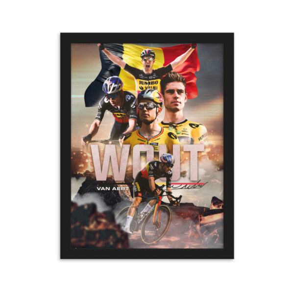 Poster Encadré - Wout VAN AERT édition Champion de Belgique – Image 4