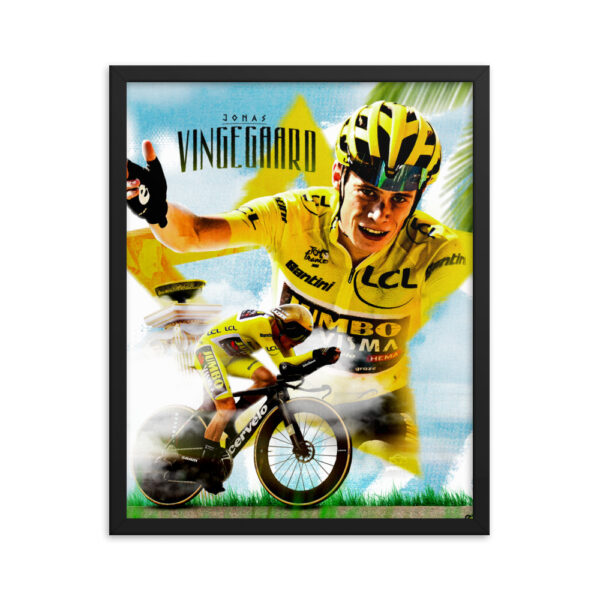 Poster Encadré - Jonas VINGEGAARD édition Tour de France – Image 3
