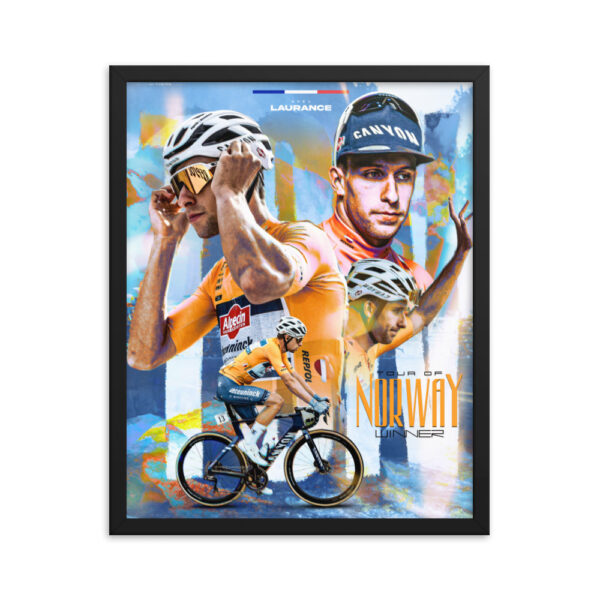 Poster Encadré - Axel LAURANCE édition Tour de Norvège 2024 – Image 3