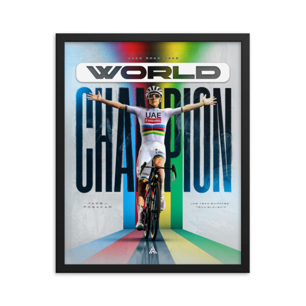 Poster Encadré - Tadej POGACAR édition Championnat du Monde – Image 3