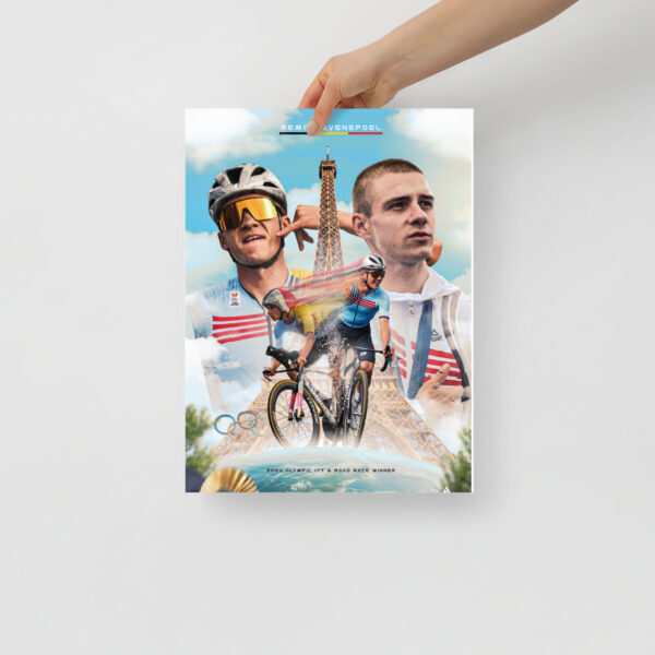Poster simple - Remco EVENEPOEL édition JO 2024 – Image 3
