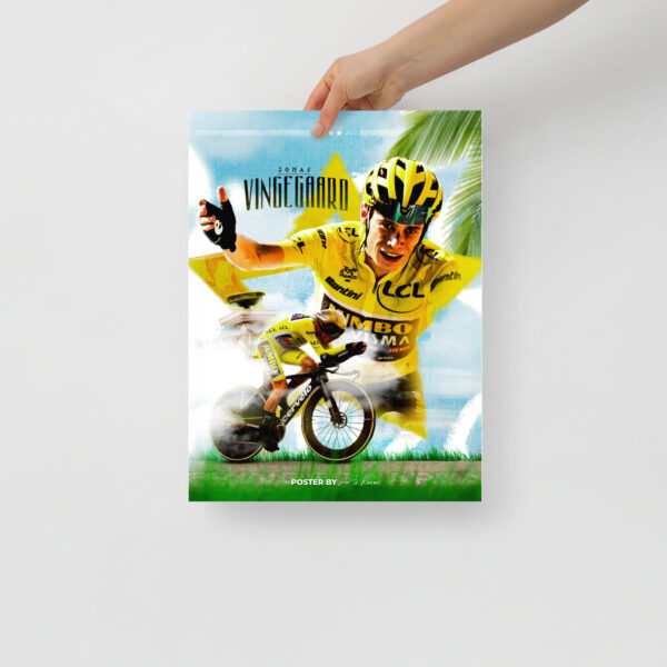 Poster simple - Jonas VINGEGAARD édition Tour De France – Image 3