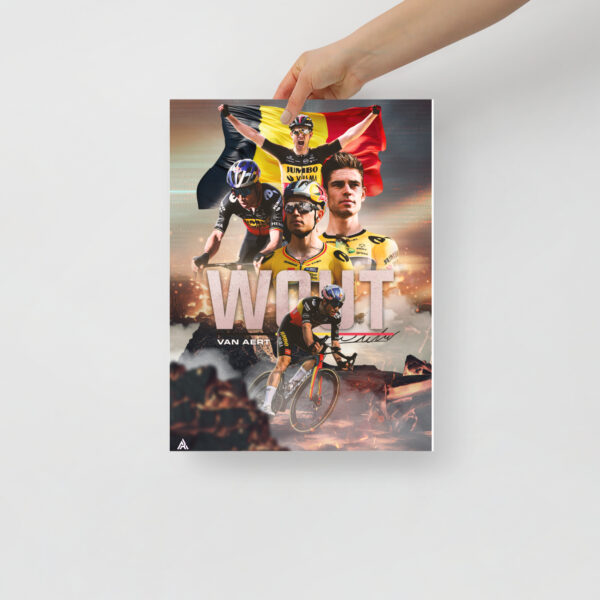 Poster simple - Wout VAN AERT édition Champion de Belgique – Image 3