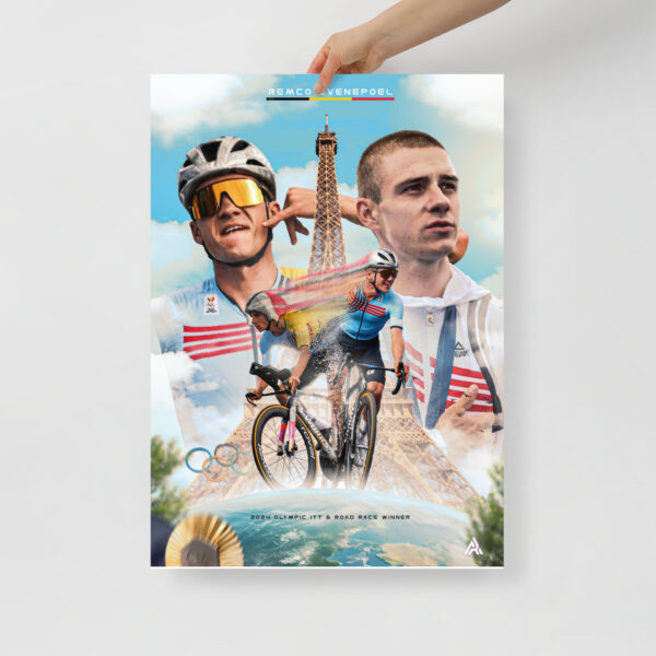 Poster simple - Remco EVENEPOEL édition JO 2024 – Image 4