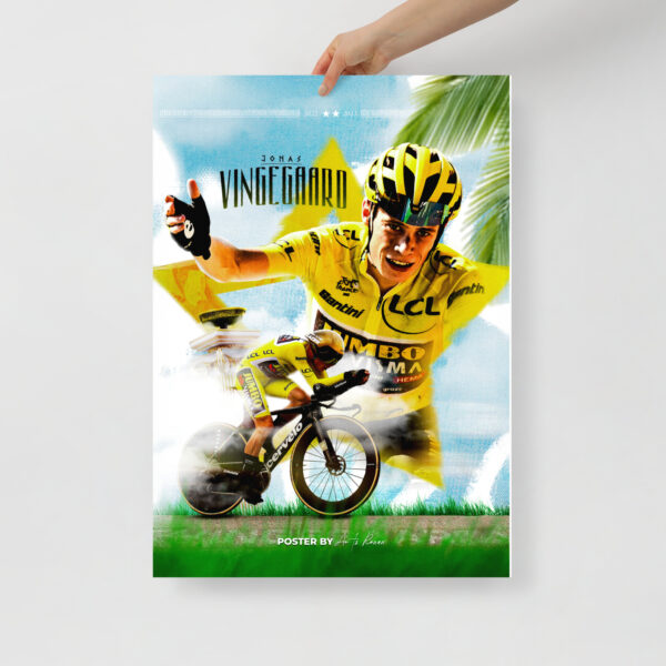Poster simple - Jonas VINGEGAARD édition Tour De France – Image 4