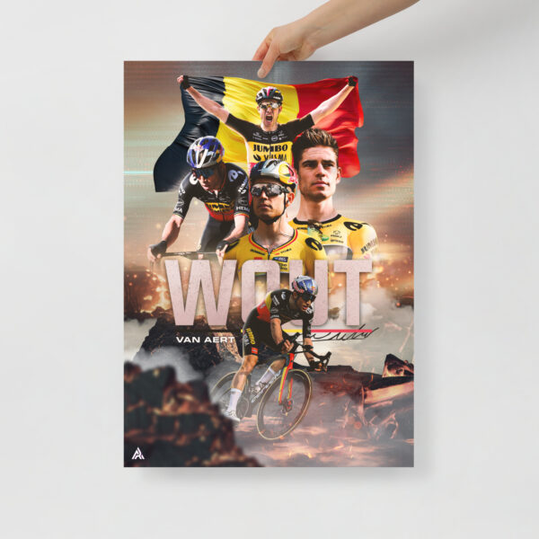Poster simple - Wout VAN AERT édition Champion de Belgique – Image 4
