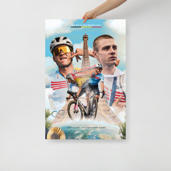 Poster simple - Remco EVENEPOEL édition JO 2024 – Image 5