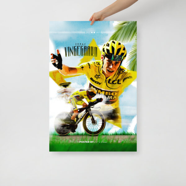 Poster simple - Jonas VINGEGAARD édition Tour De France – Image 5