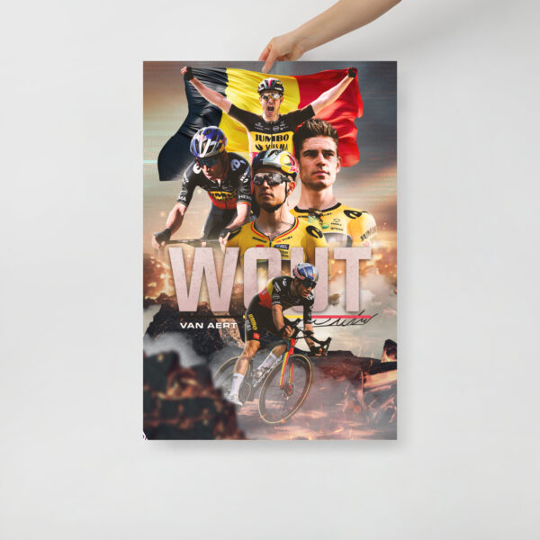 Poster simple - Wout VAN AERT édition Champion de Belgique – Image 5