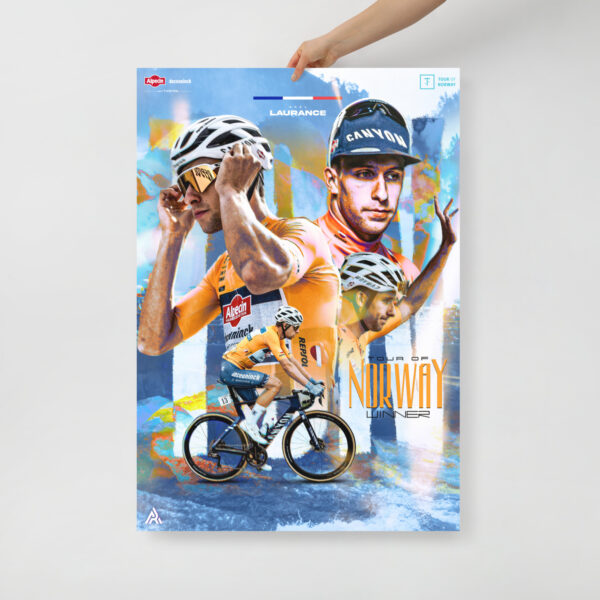 Poster simple - Axel LAURANCE édition Tour de Norvège