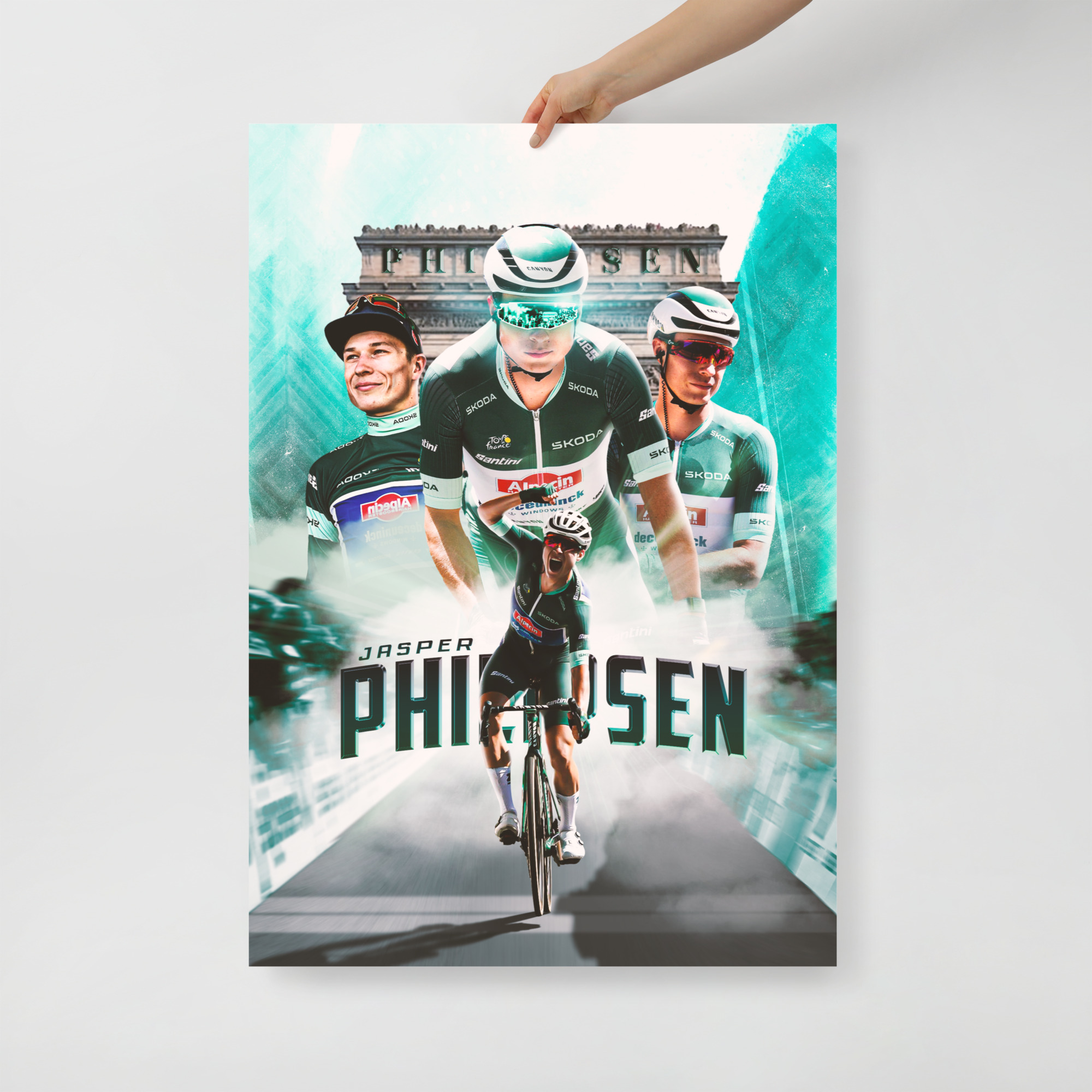 Poster simple - Jasper PHILIPSEN édition Tour de France