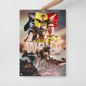 Poster simple - Wout VAN AERT édition Champion de Belgique