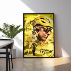 Poster Encadré - Tadej POGACAR édition Tour de France