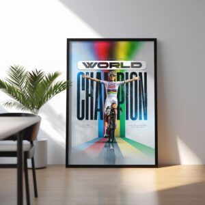Poster Encadré - Tadej POGACAR édition Championnat du Monde