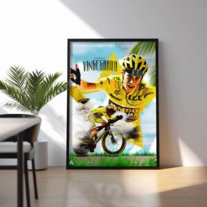 Poster Encadré - Jonas VINGEGAARD édition Tour de France
