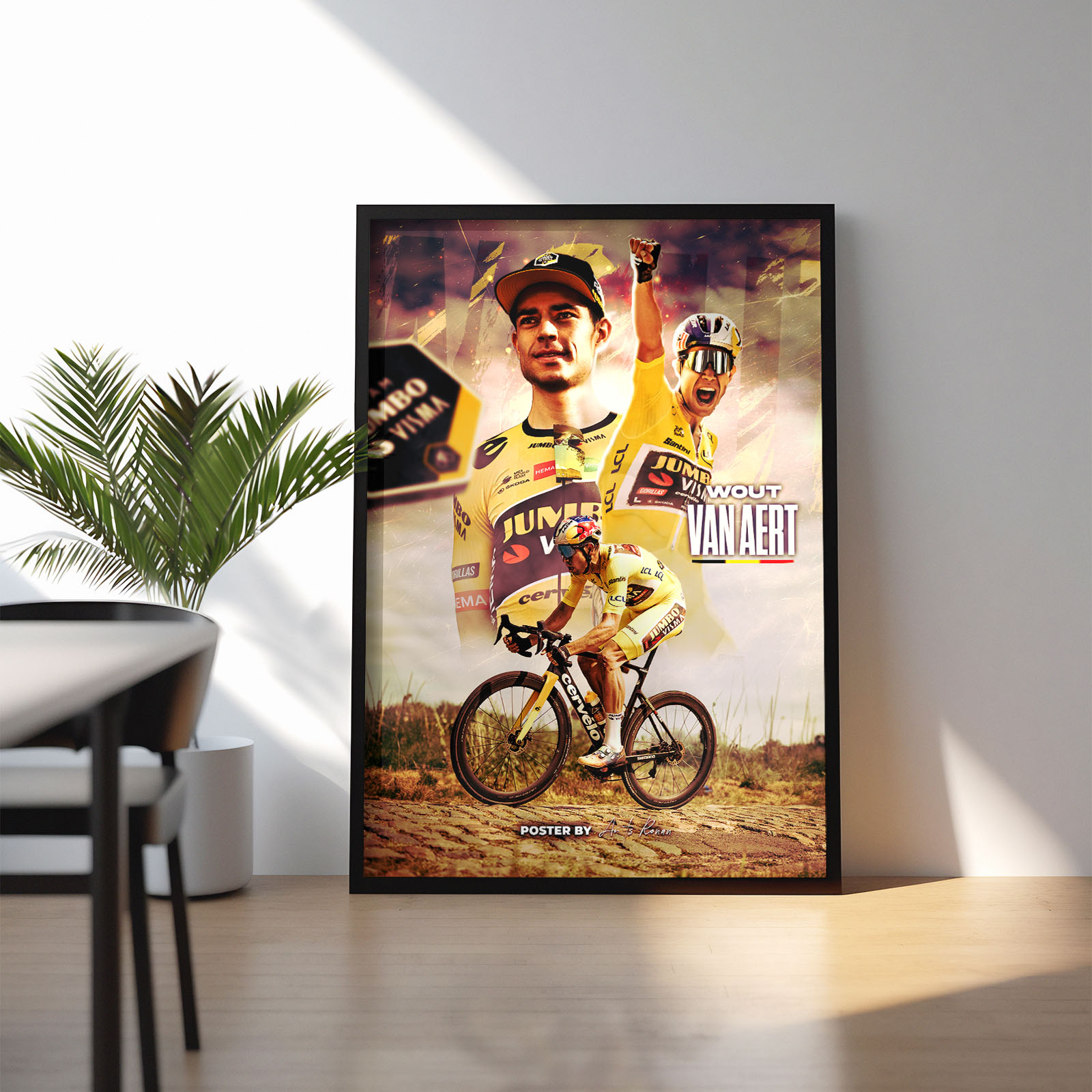 Poster Encadré - Wout VAN AERT