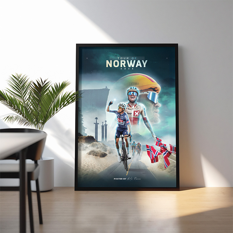 Poster Encadré - Tour De Norvège 2025 Officiel