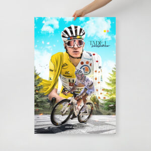 Poster simple - Tadej POGACAR édition TDF 2025